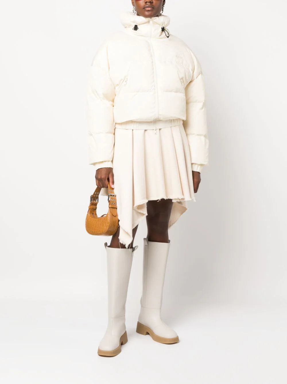 MSGM "ripstop nylon" cropped down jacket Latest stili