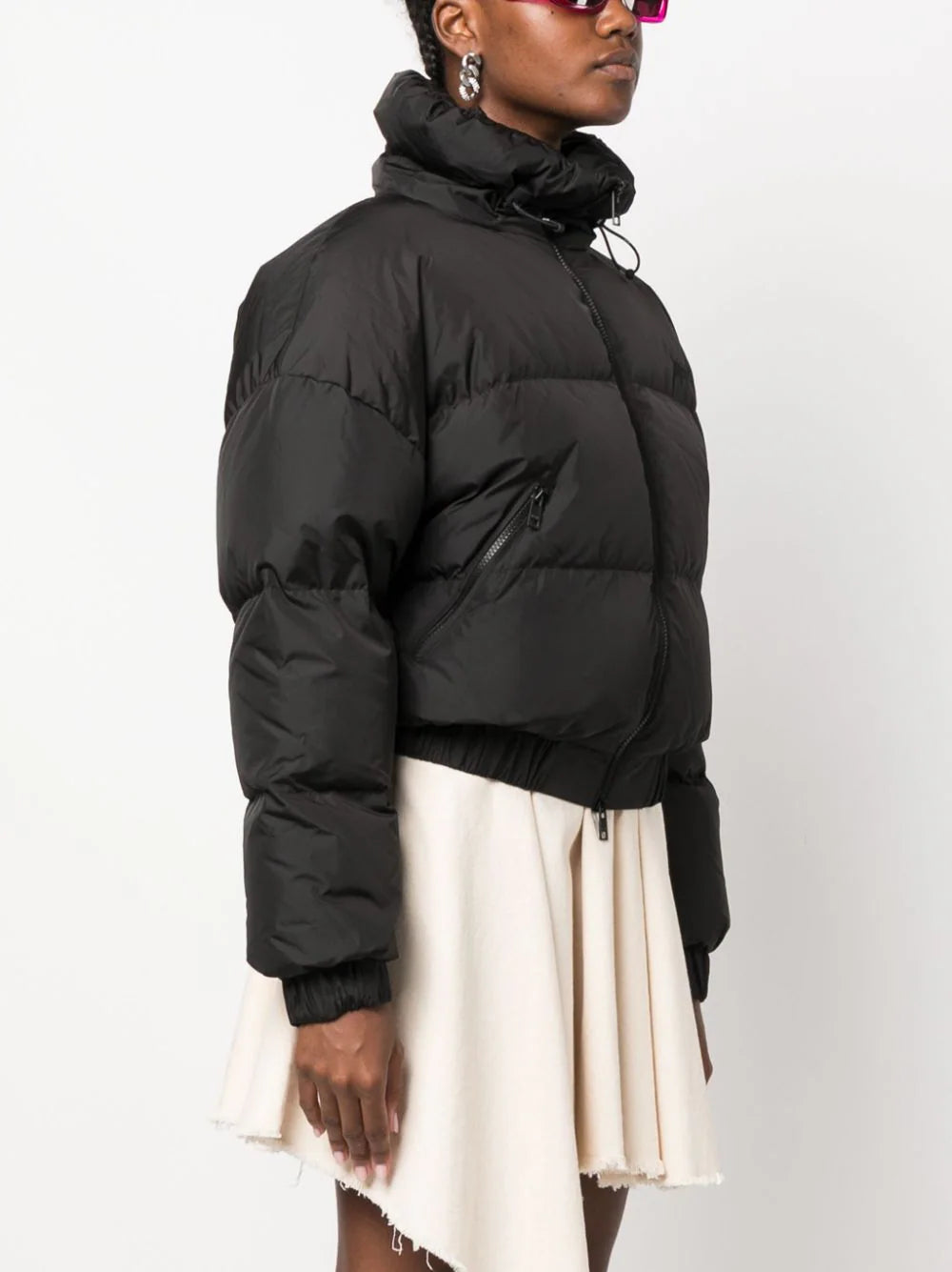 MSGM "ripstop nylon" cropped down jacket Ultimi due giorni
