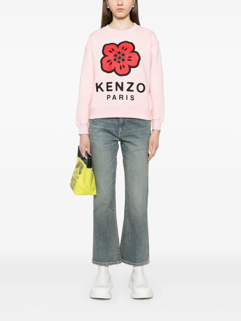 KENZO 'boke 2.0' embroidered cropped sweatshirt Fino al 50% di sconto