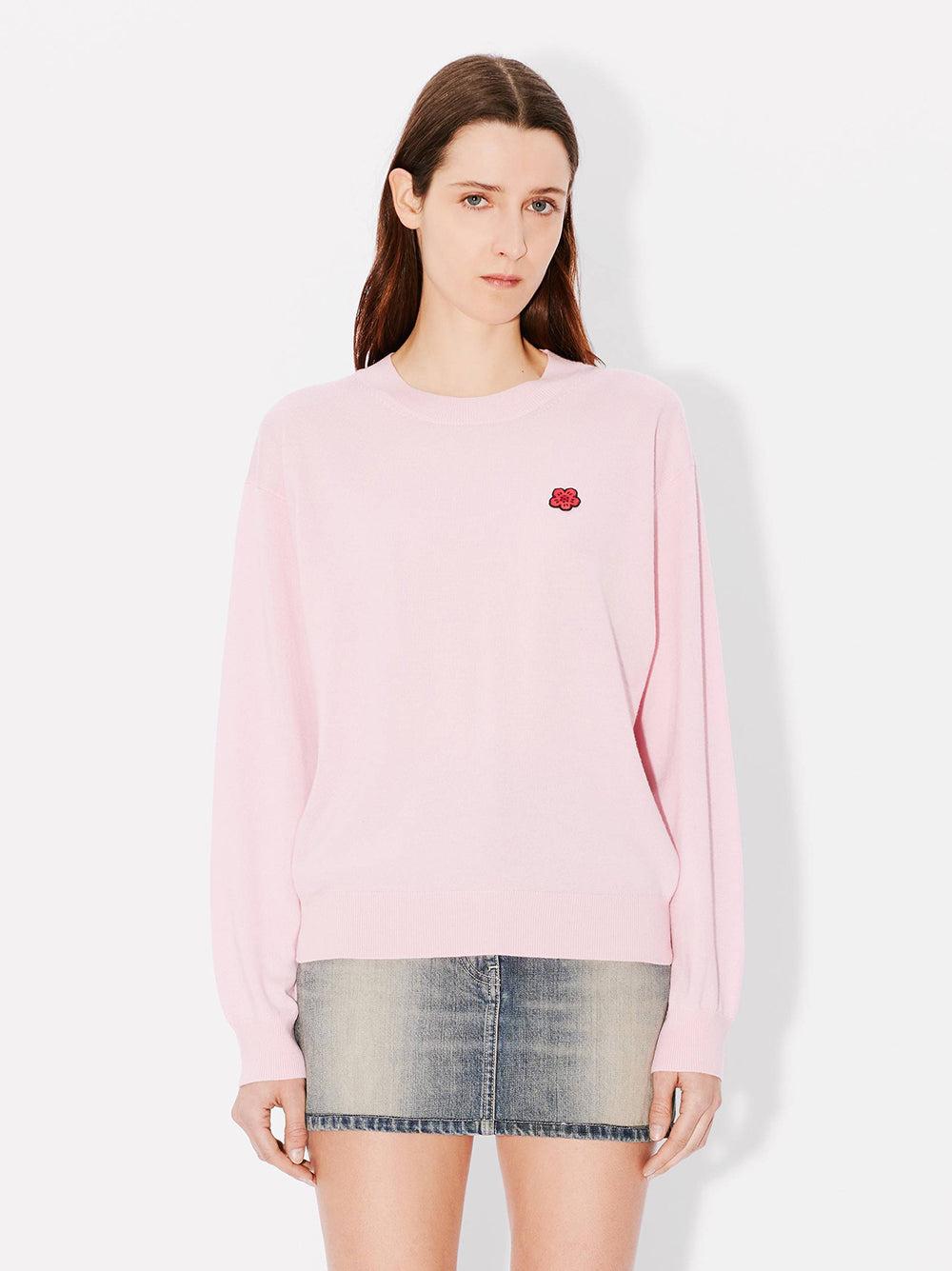 KENZO 'boke flower' embroidered wool sweater Super sconto