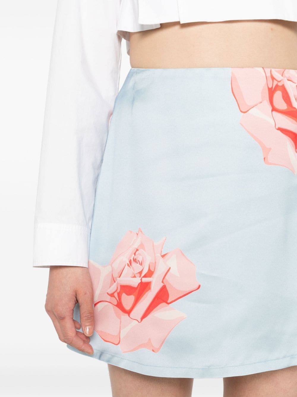 KENZO 'kenzo rose' mini skirt Affare Del Giorno