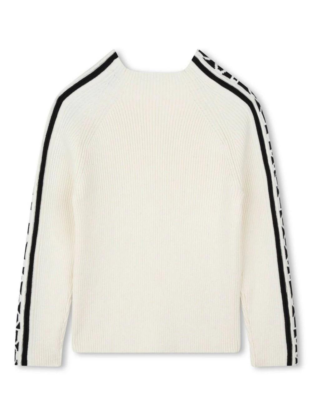 Marc Jacobs Kids Jacquard logo sweater I Più Venduti