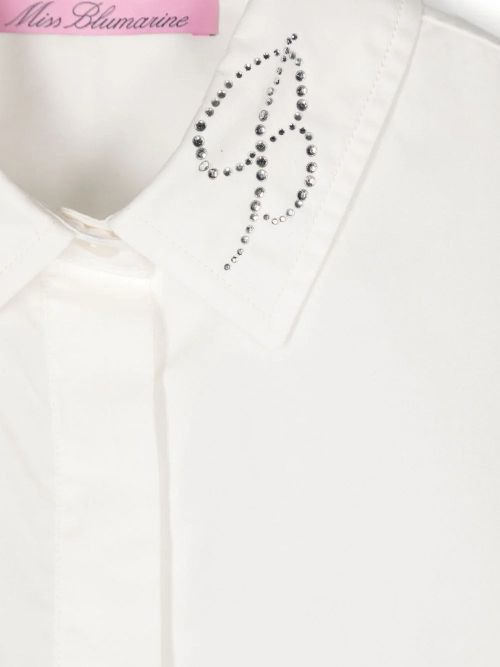 Miss Blumarine Shirt with rhinestones Shopping online