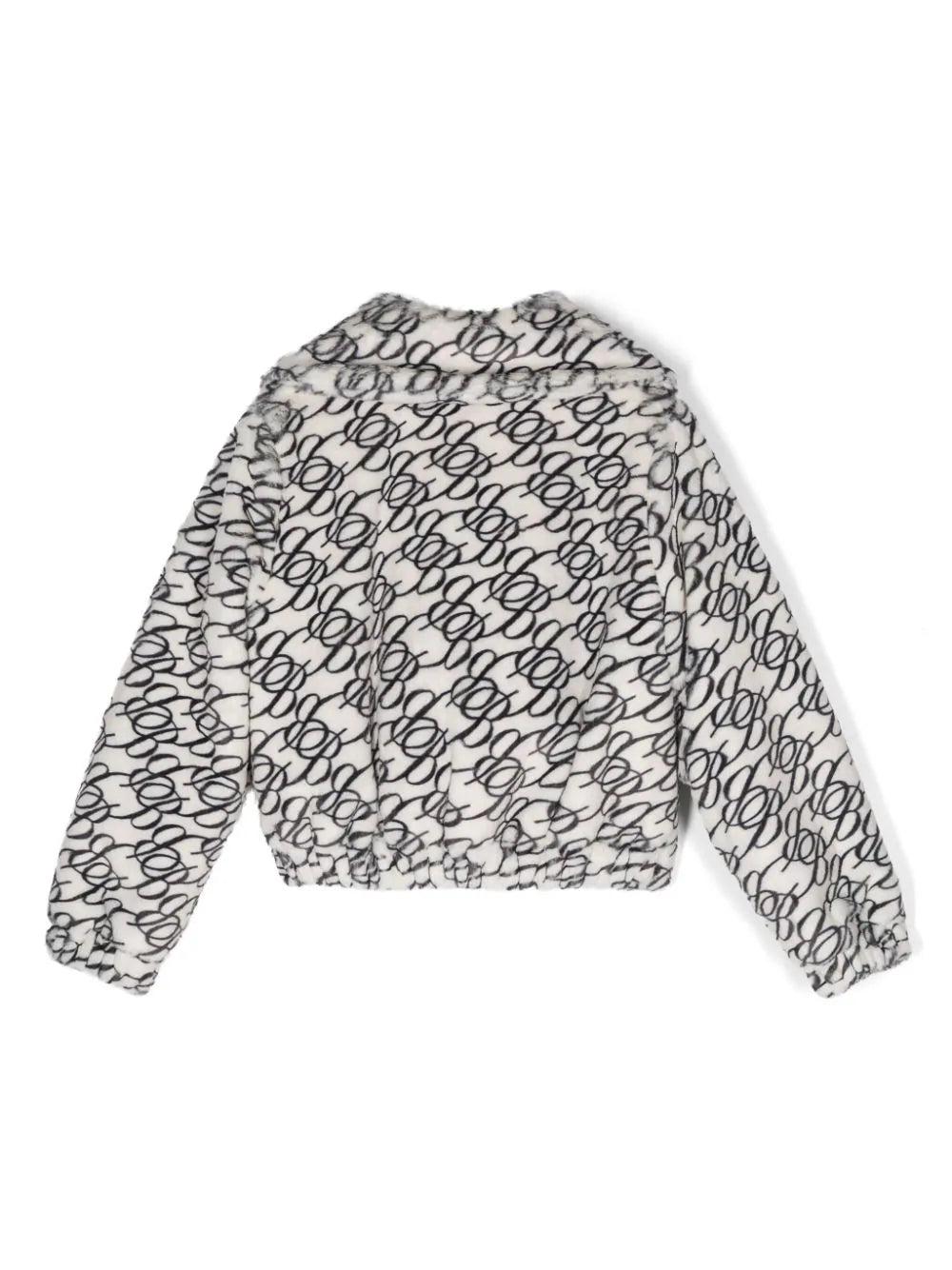 Miss Blumarine Synthetic jacket with logo Offerta Giorno del Papà