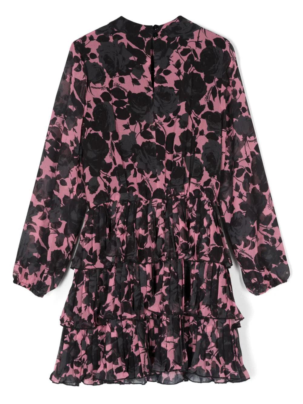 Miss Blumarine Floral dress Smaltimento dello stoccaggio