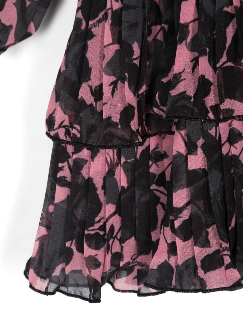 Miss Blumarine Floral dress Smaltimento dello stoccaggio