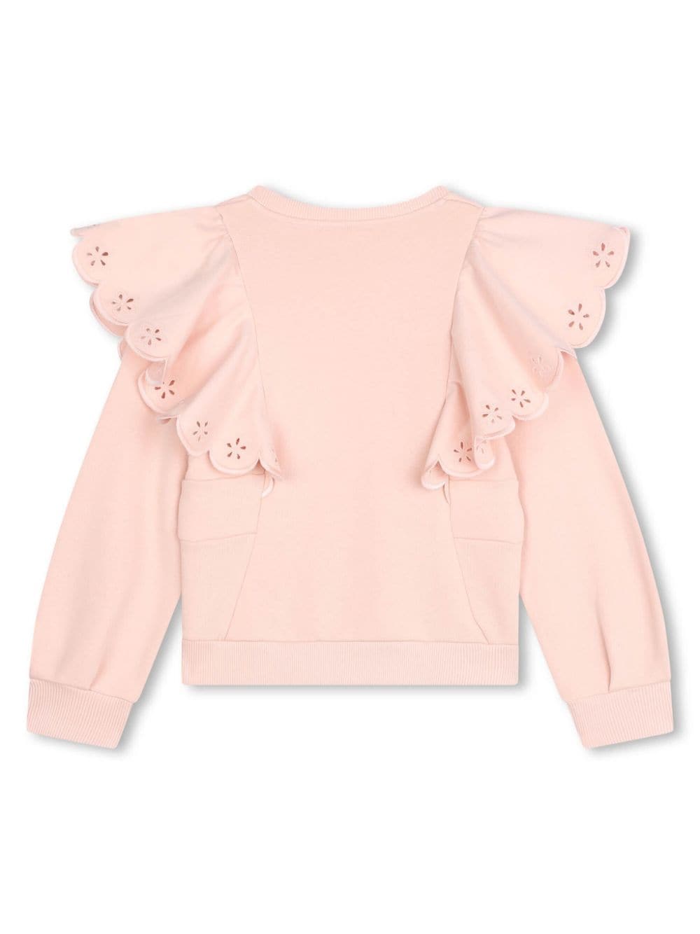 Chloé Kids Ruffle-detail sweatshirt Offerta migliore