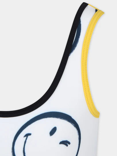 Marc Jacobs Kids One-piece swimsuit with smile Offerta temporanea