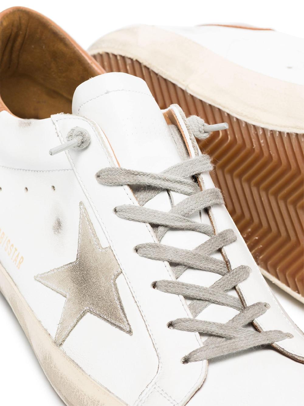Golden Goose Super-star man with suede star and brown heel tab Latest stili