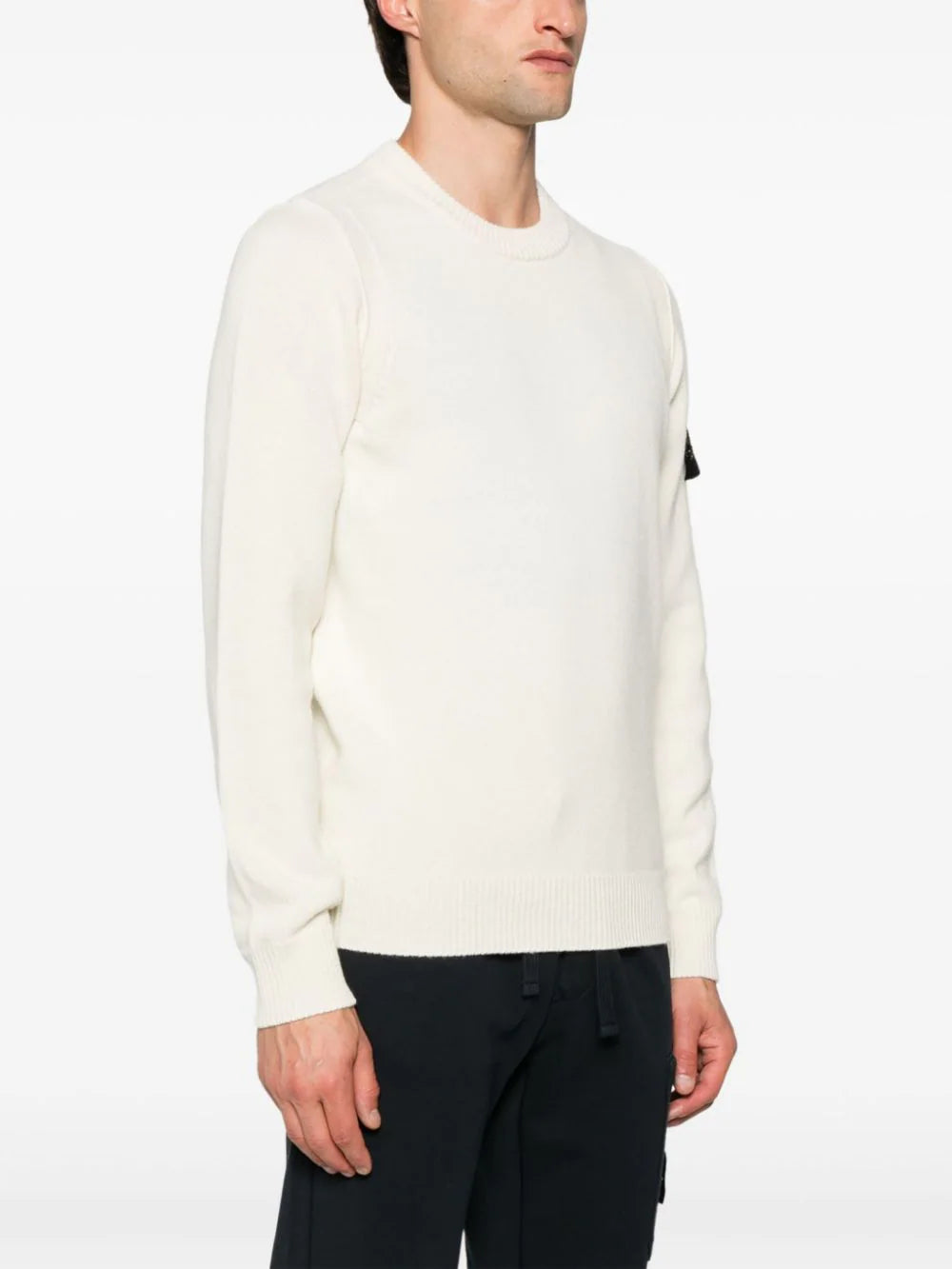 STONE ISLAND 508a3 wool sweater Fino al 65% di sconto