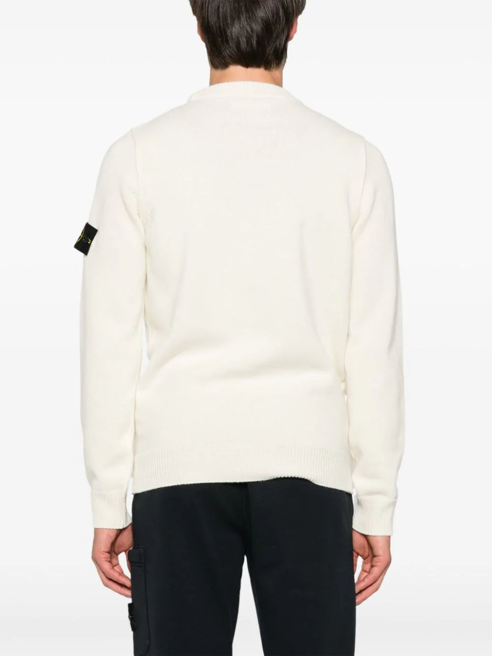STONE ISLAND 508a3 wool sweater Fino al 65% di sconto