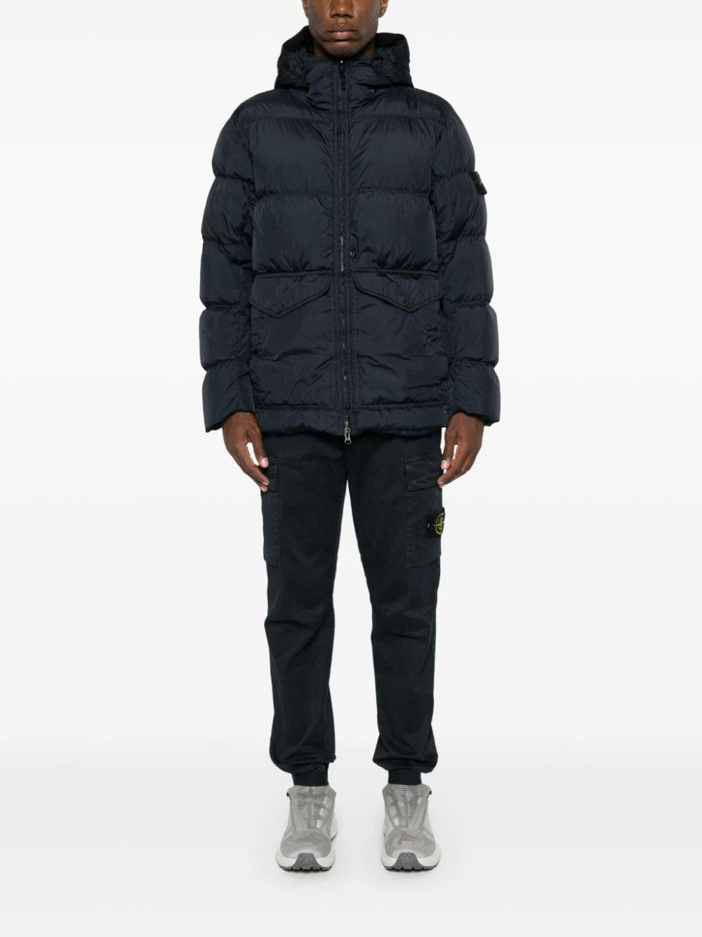 STONE ISLAND Regular tapered trousers Promozione