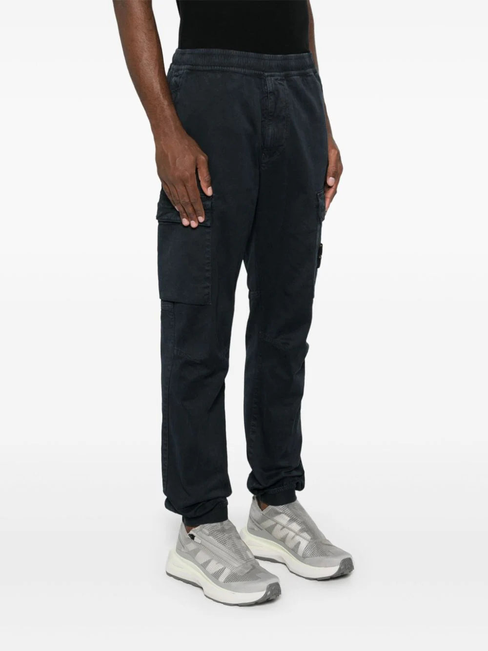 STONE ISLAND Regular tapered trousers Promozione
