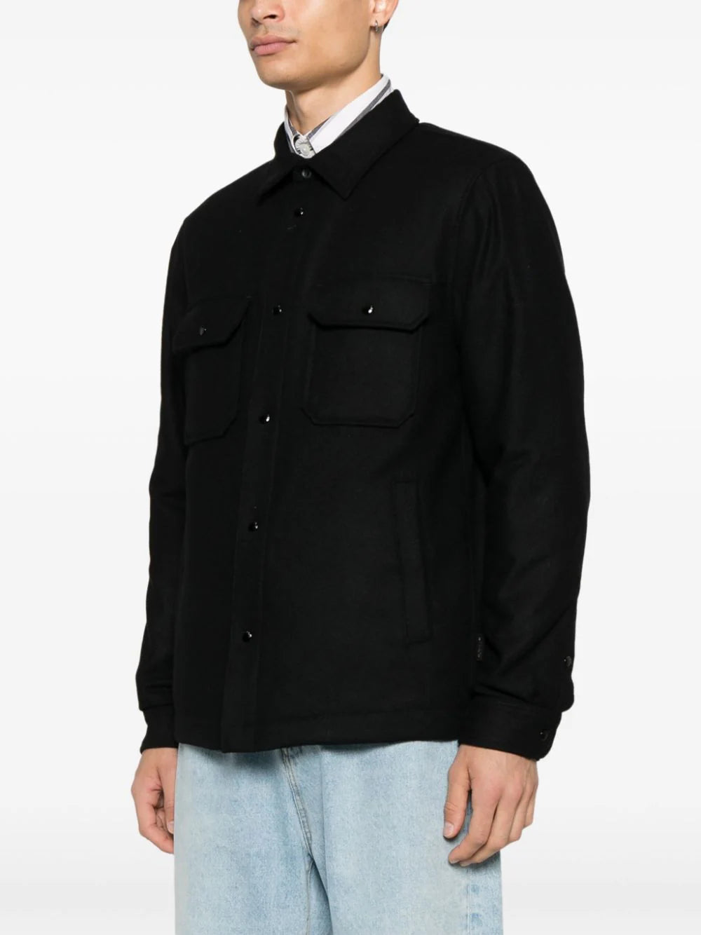 WOOLRICH Alaskan padded overshirt In Vendita