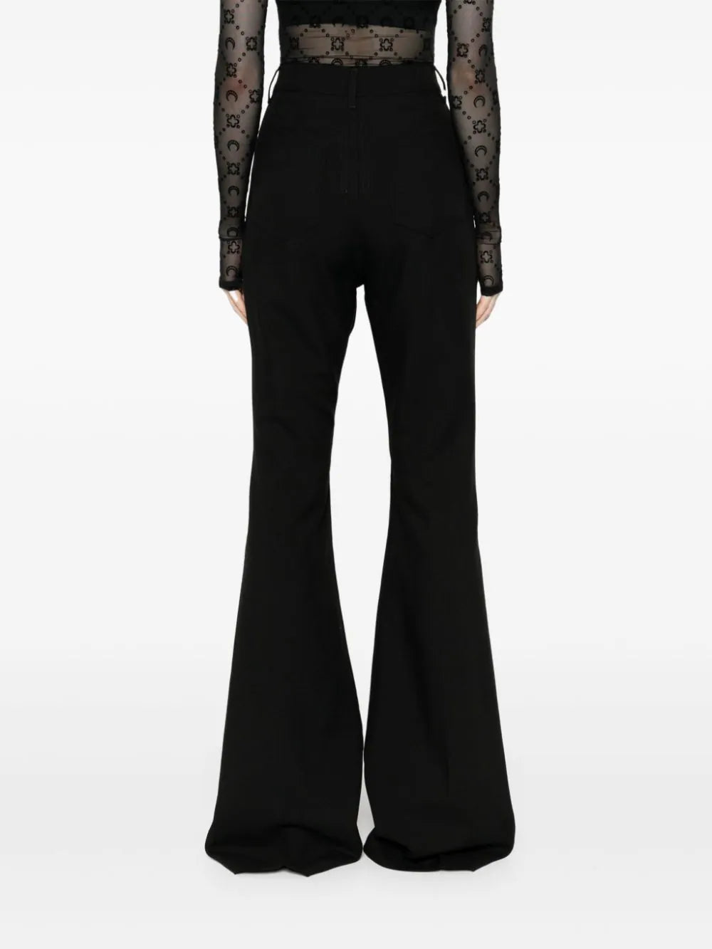 RICK OWENS Bolan bootcut in grain de poudre Vendite stagionali