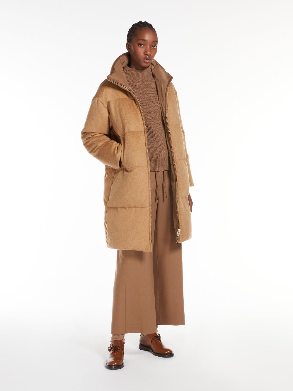 Max Mara Long reversible dante down jacket Enormi risparmi