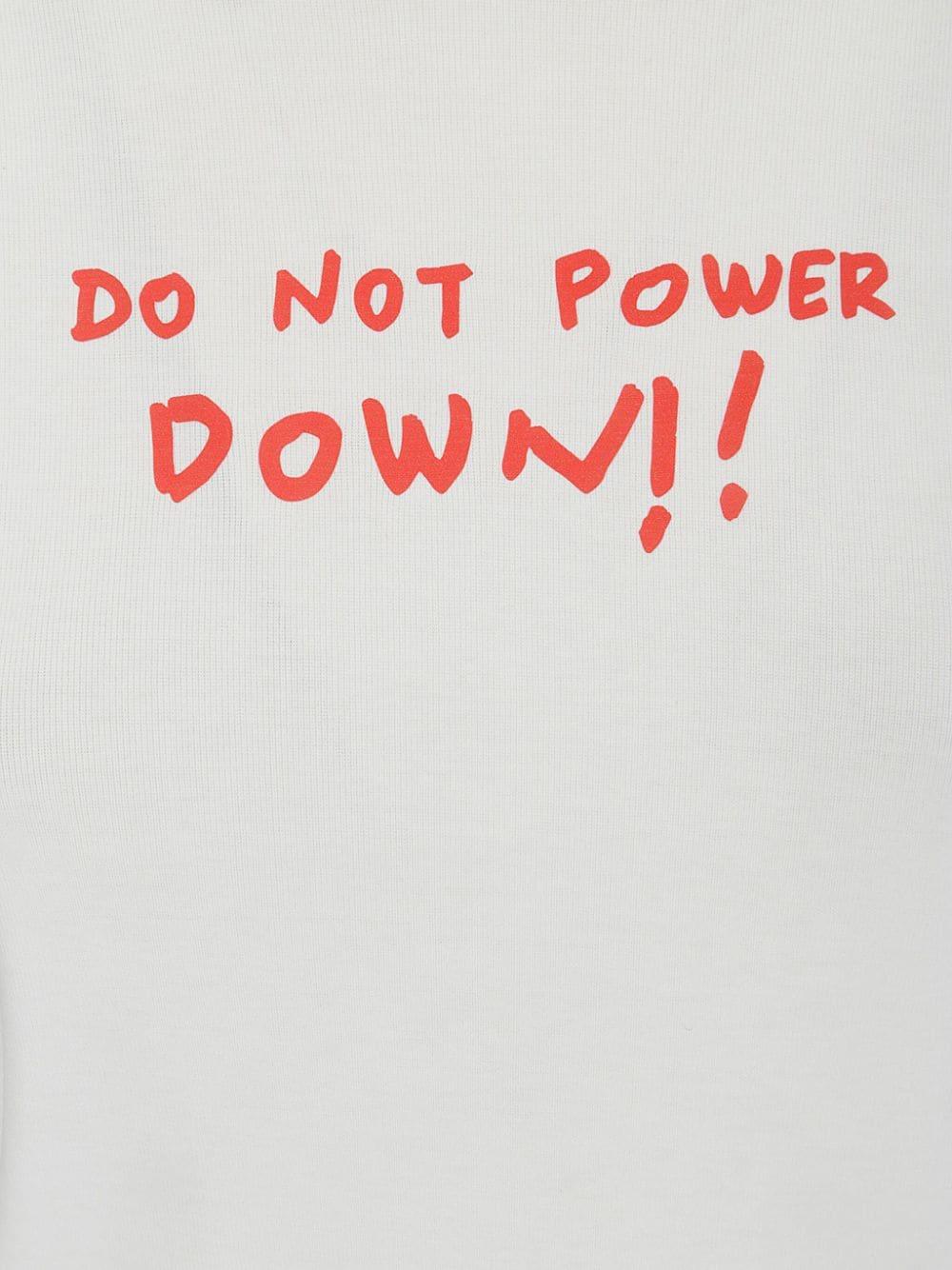 Coperni Power down slim fit t-shirt Ritorno libero