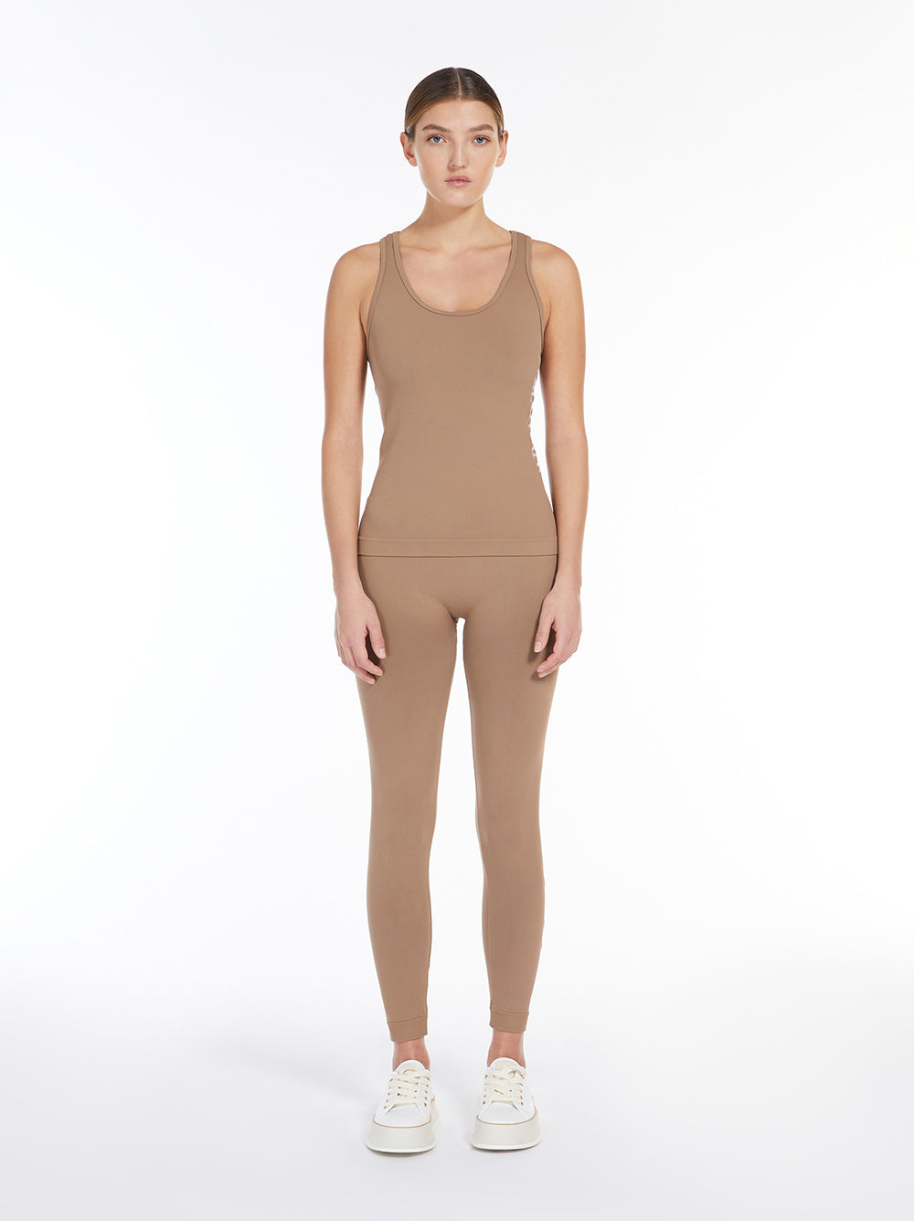 S Max Mara Basilea technical leggings with logo Latest stili