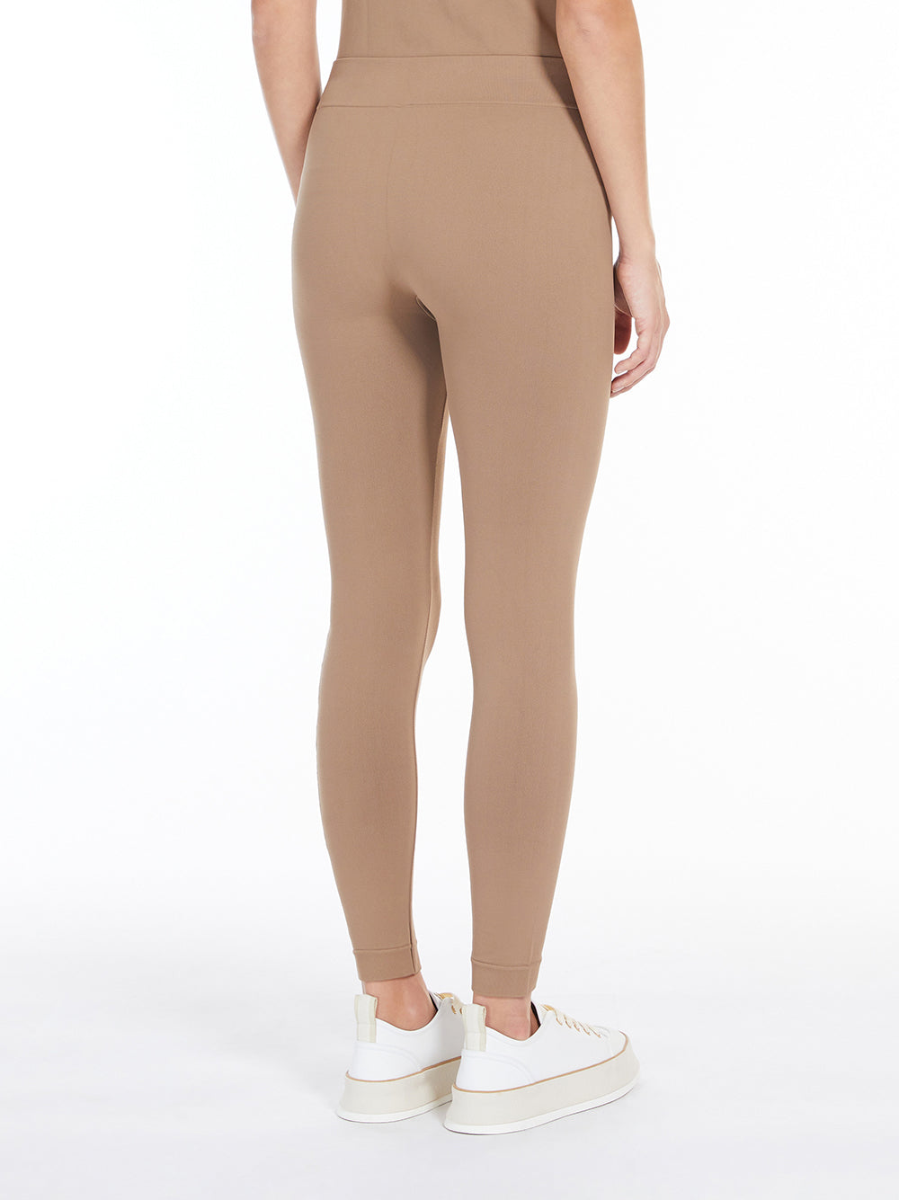 S Max Mara Basilea technical leggings with logo Latest stili