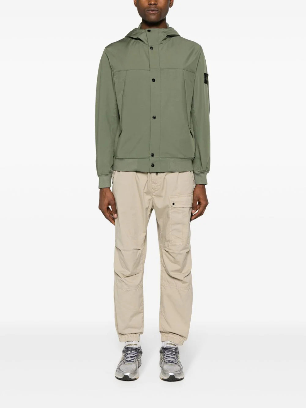 STONE ISLAND 40227 light soft shell-r_e.dye® technology in recycled polyester Italy