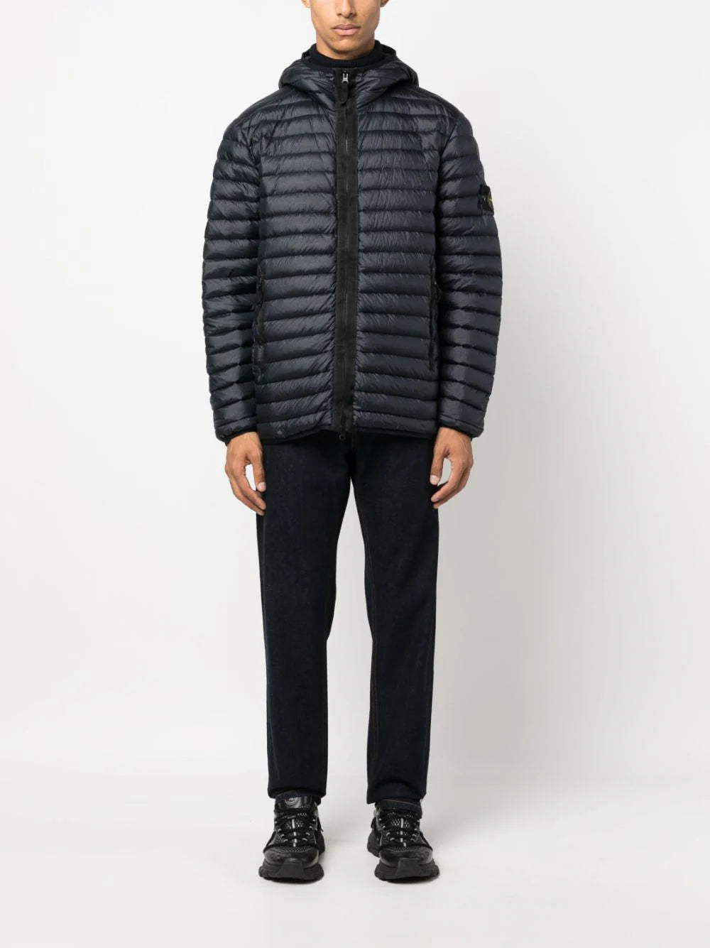 STONE ISLAND 40324 24 loom woven chambers recycled nylon down-tc_packable In Linea