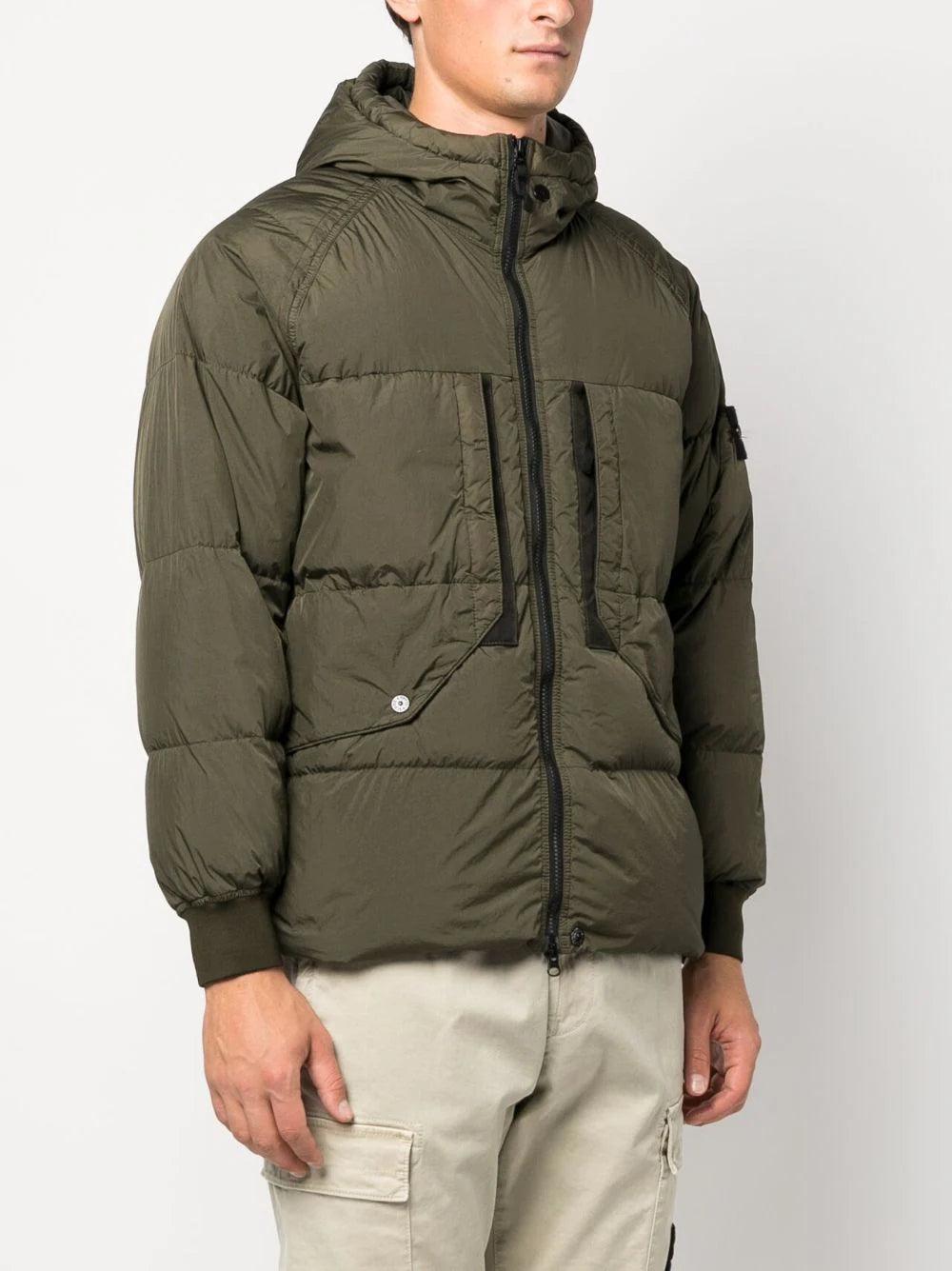 STONE ISLAND 40723 garment dyed crinkle reps recycled nylon down Vendita