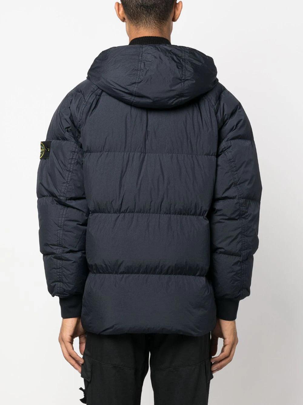 STONE ISLAND 40723 garment dyed crinkle reps recycled nylon down Promozione