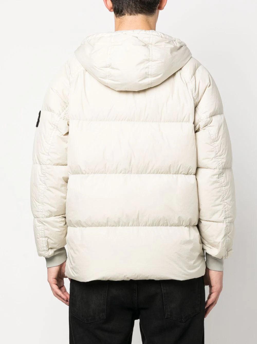 STONE ISLAND 40723 garment dyed crinkle reps recycled nylon down Spedizione Gratuita