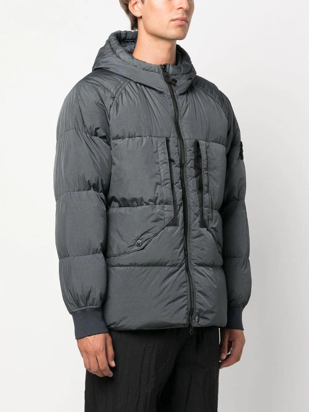 STONE ISLAND 40723 garment dyed crinkle reps recycled nylon down Pezzi Unici