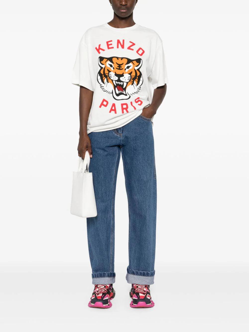 KENZO 'lucky tiger' oversized unisex t-shirt Nuova