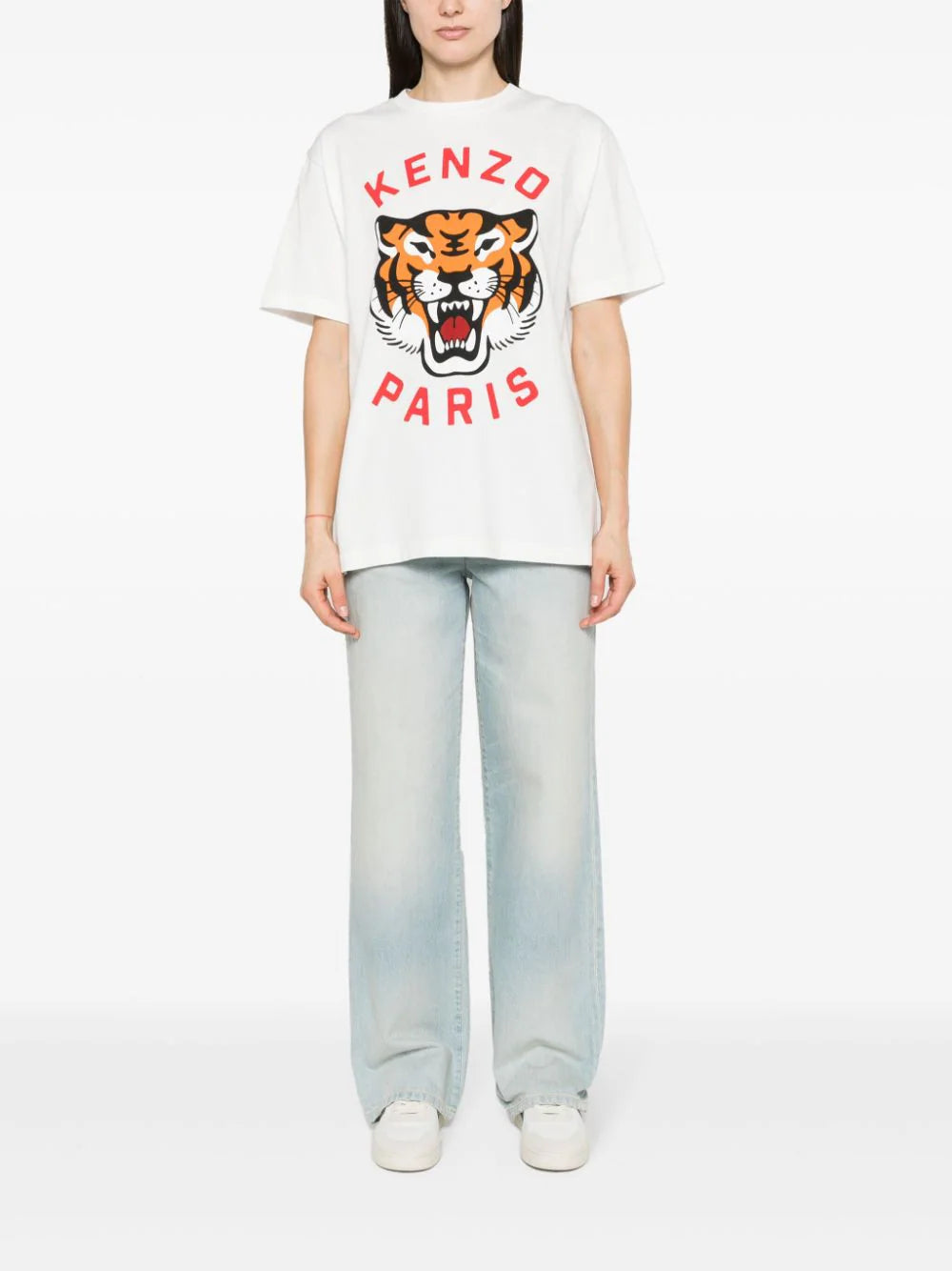 KENZO 'tiger varsity' t-shirt Vendita calda