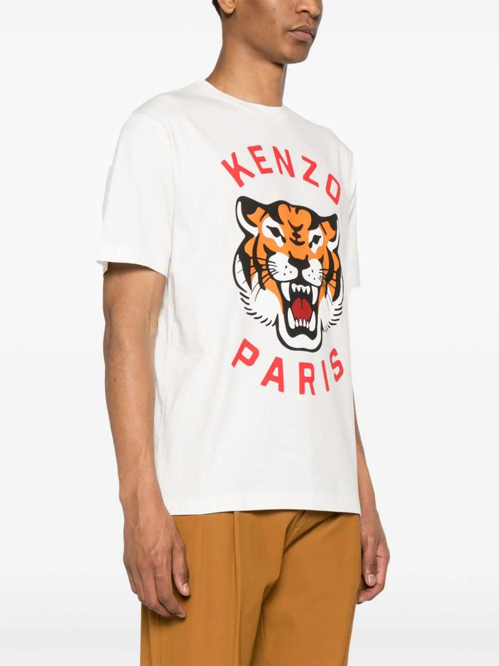 KENZO 'tiger varsity' t-shirt Vendita calda