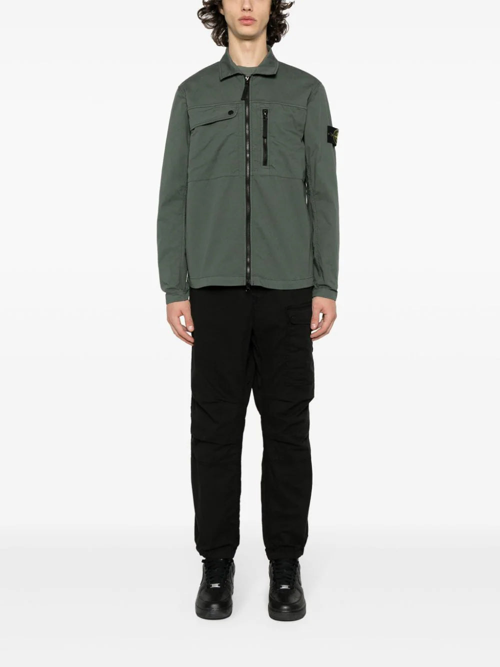 STONE ISLAND 10210 supima® cotton twill stretch-tc Lightning offer