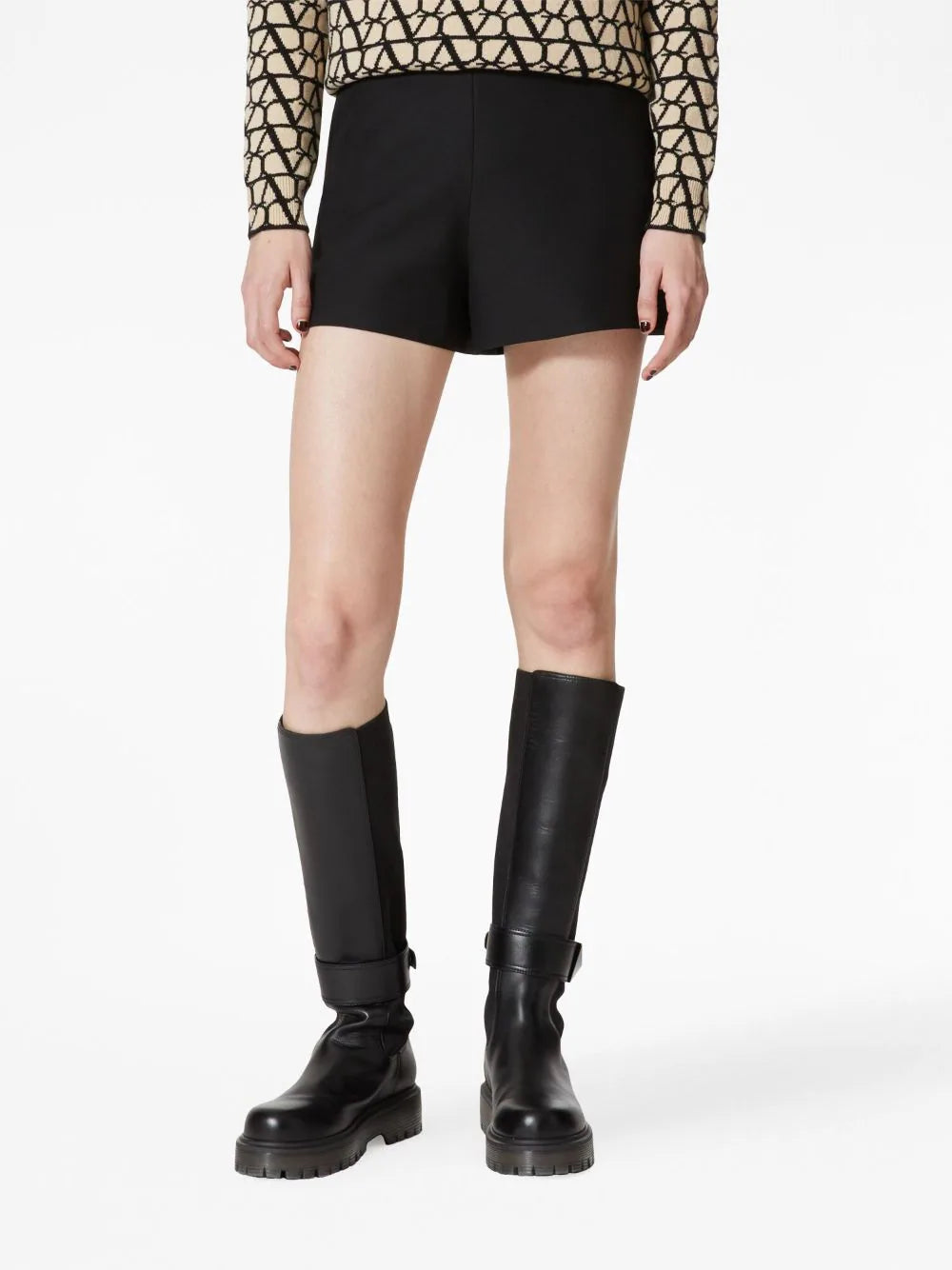 Valentino Garavani 'v gold' shorts Super sconto