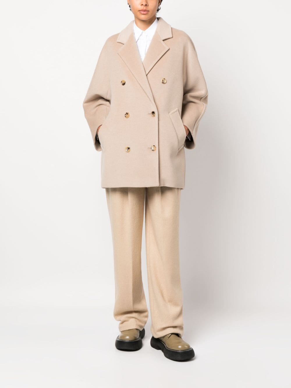 Max Mara 101801 short icon coat Esporta salva