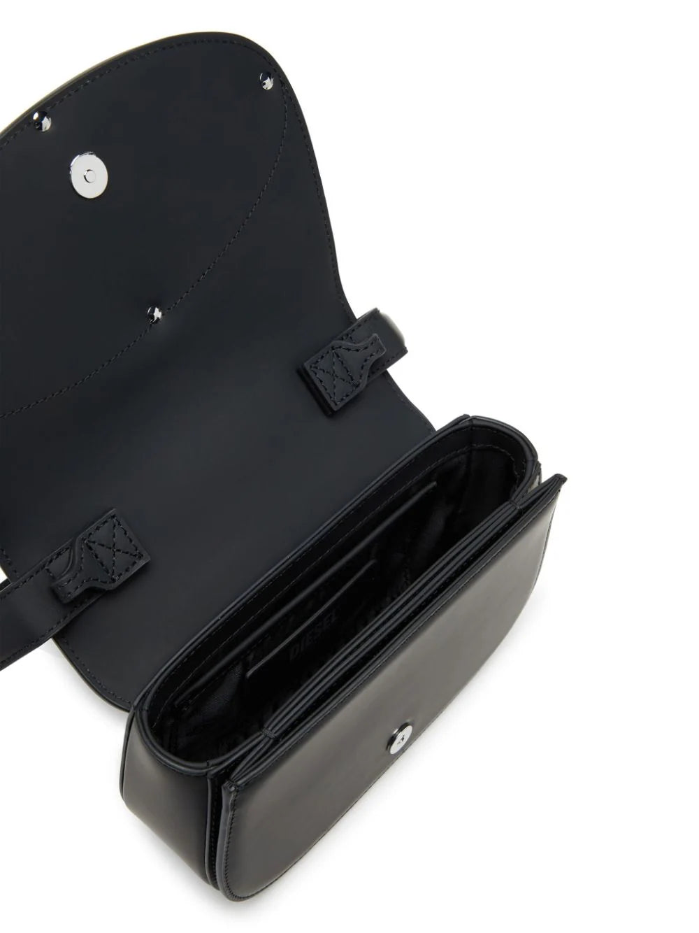 DIESEL 1dr-iconic matte leather shoulder bag Offerta