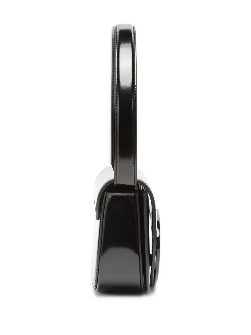 DIESEL 1dr-iconic shoulder bag in mirrored leather Economico