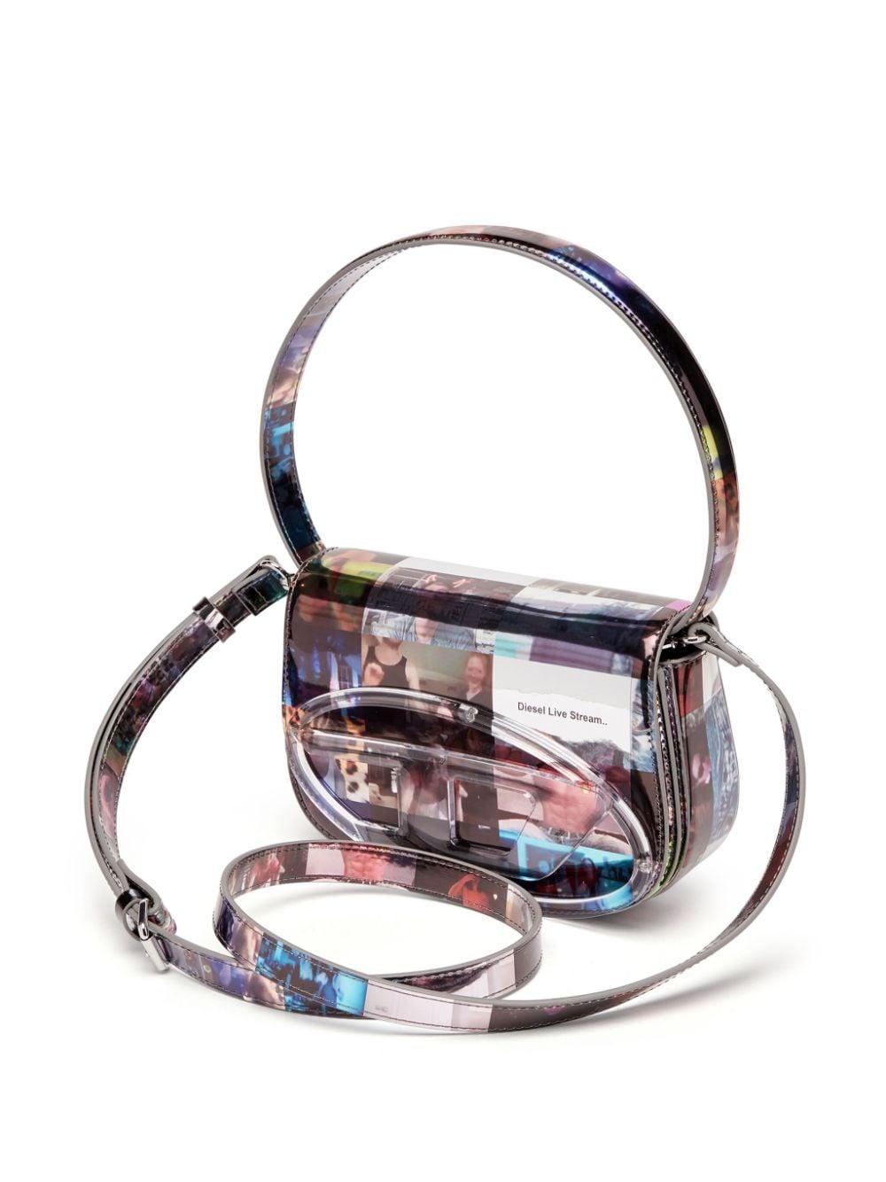 DIESEL 1dr-iconic shoulder bag with print Saldi