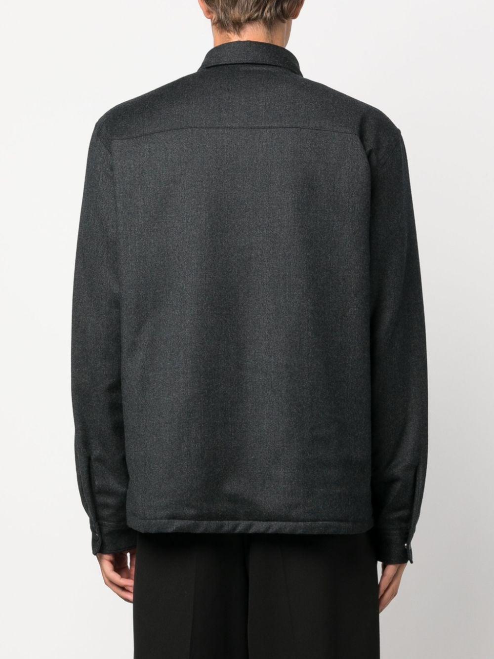 ZEGNA Wool shirt jacket Sconto di tempo limitato