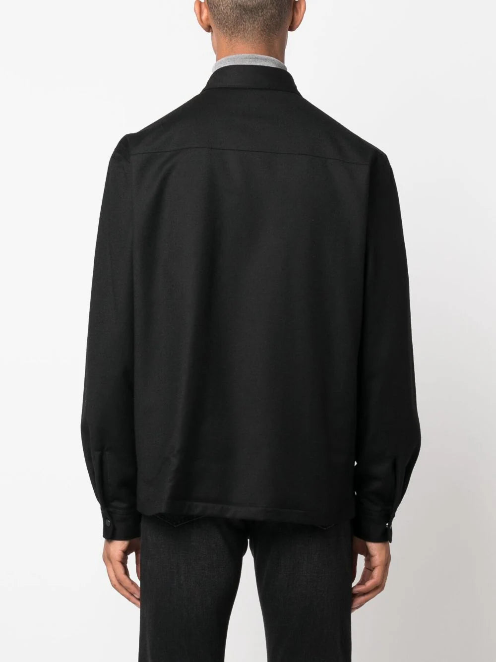 ZEGNA Wool shirt-jacket Negozio online di fabbrica