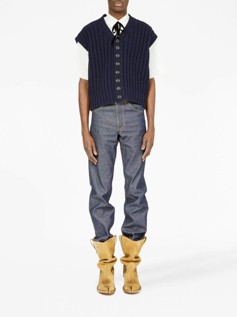 MAISON MARGIELA Wool vest Flash Sale