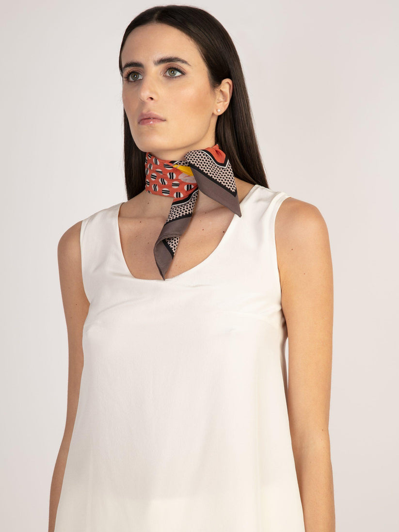 Sans Tabù Foulard pura seta “Wonder” In Saldo