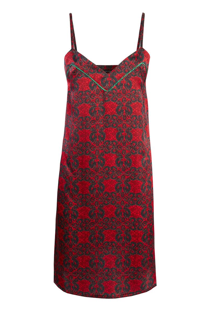 Sans Tabù Slipdress pura seta “Enlace” - Lipstick Black Friday