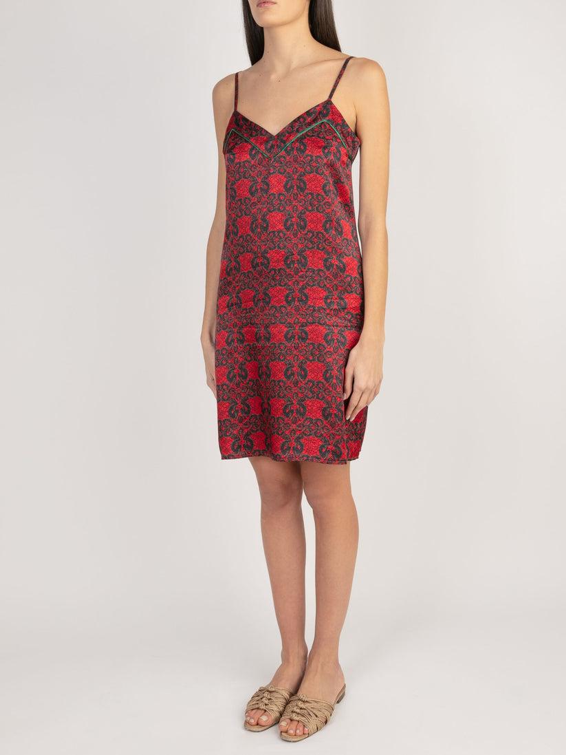 Sans Tabù Slipdress pura seta “Enlace” - Lipstick Black Friday