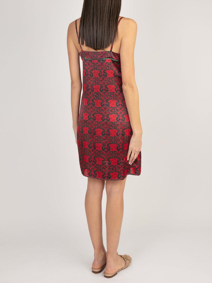 Sans Tabù Slipdress pura seta “Enlace” - Lipstick Black Friday