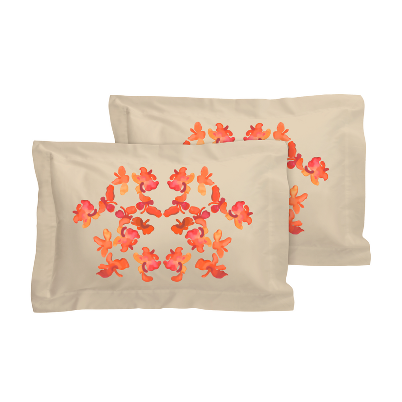 Sans Tabù Set letto ricamo farfalla con Copripiumino + Lenzuolo + Cuscini Vendita calda