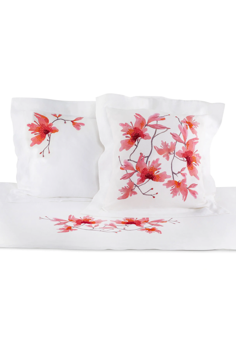 Sans Tabù Federa Cuscino Arredo Quadrato in lino a fiori Bestseller