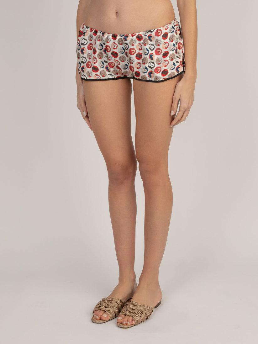 Sans Tabù Culotte in pura seta “ Il bacio” - Steel 50% di sconto con spedizione gratuita