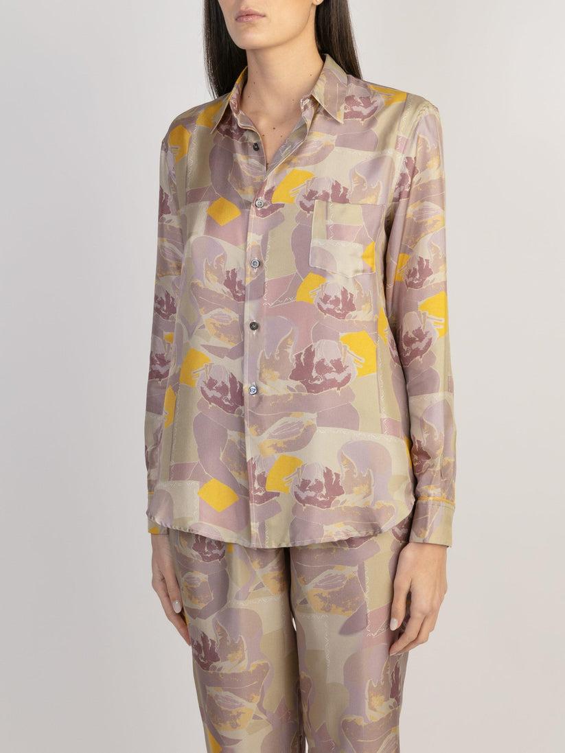 Sans Tabù Camicia in pura seta a maniche lunghe “Pillow Talk” - Dawn Promozione Limitata