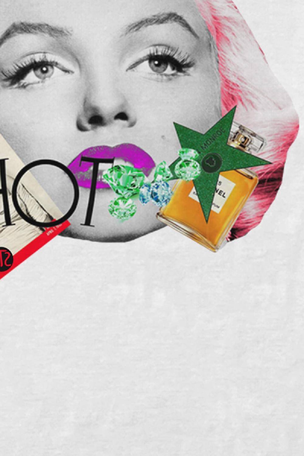 Seetees T-shirt donna Marilyn in cotone organico vegano GOTS per la tua t-shirt Fino Al -60%